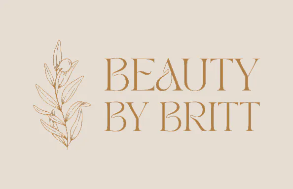 Beauty by Britt botanical wordmark