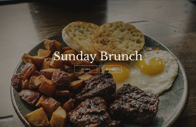 Brunch plate