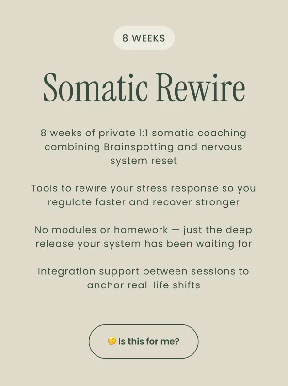 Somatic Rewire program